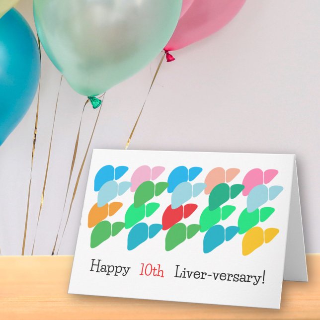 Custom Happy Liver-versary & Many More Folded Card (Creator Uploaded)