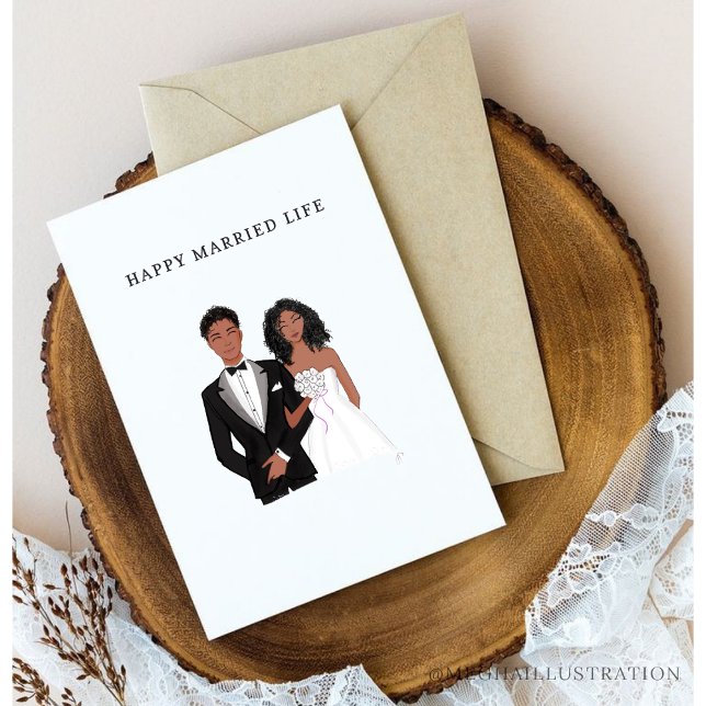 Custom, Happy married life, black couple, (Creator Uploaded)