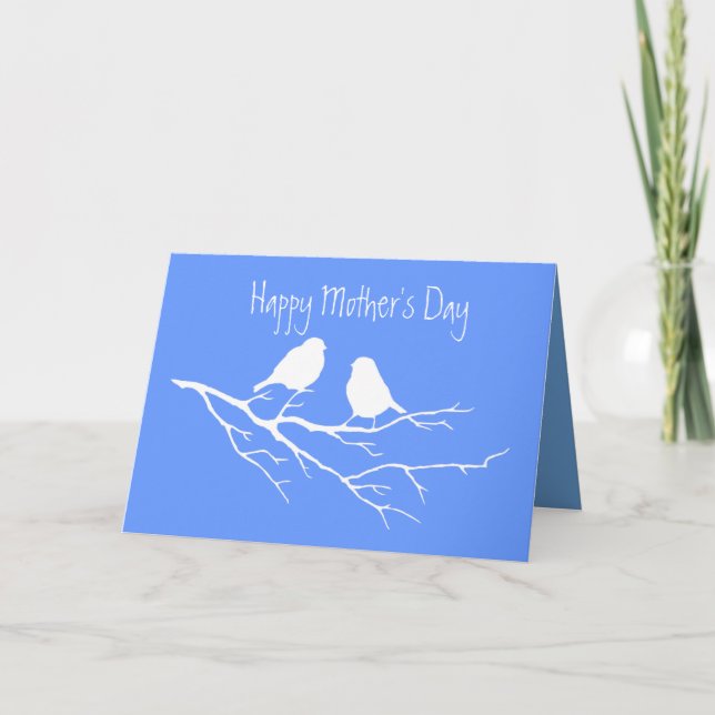 Custom Happy Mother's Day Special Friend Two Birds Card (Front)