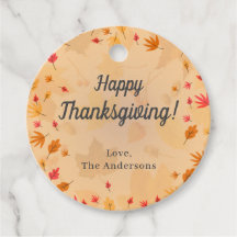 CUSTOM Happy Thanksgiving Autumn
