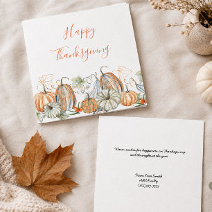 Custom Happy Thanksgiving Card