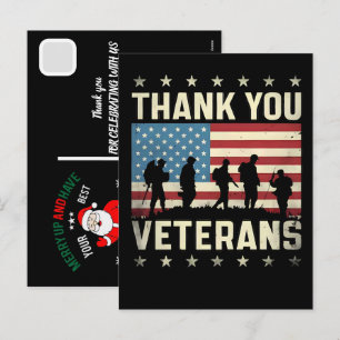 Custom Happy Veterans Day! Thank You Cards 2025