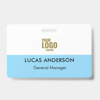 Custom Hard Plastic Name Badge with Metal Clip ID Badge