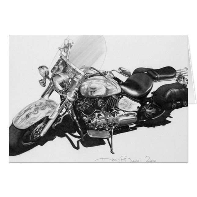 Custom Harley card (Front Horizontal)