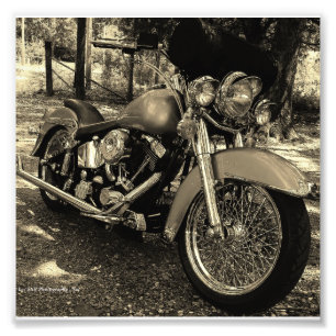 Custom Harley Photo Print