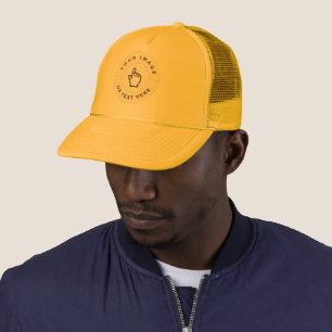 Custom Hat - Add your Text/Image - Yellow