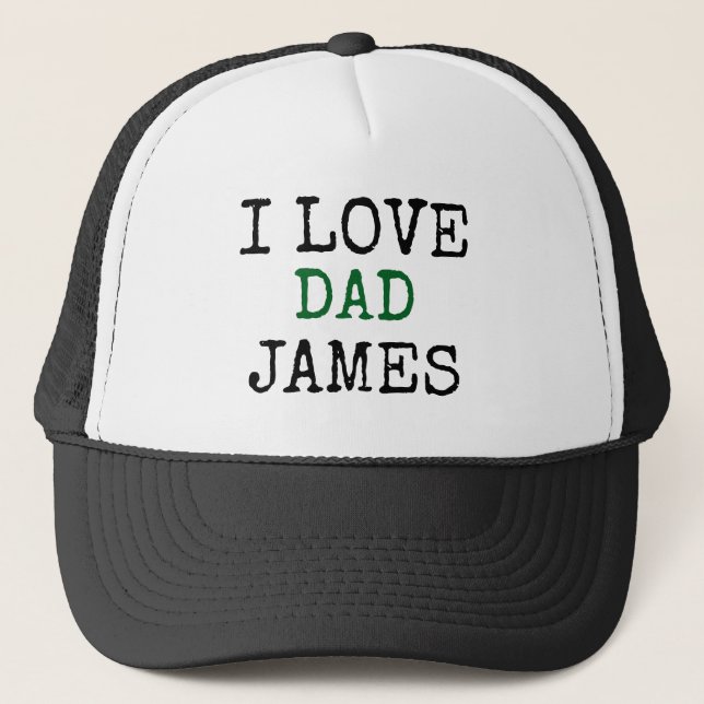 Custom Hat with name Father's (Front)