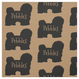 Custom Havanese Dog Fabric