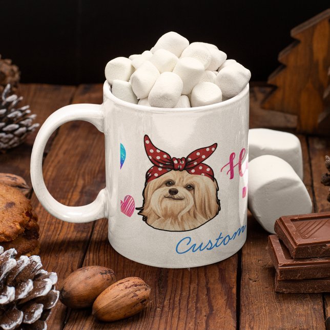 Custom Havanese Mum Cute Mother's Day Dog Lover Coffee Mug (Creator Uploaded)