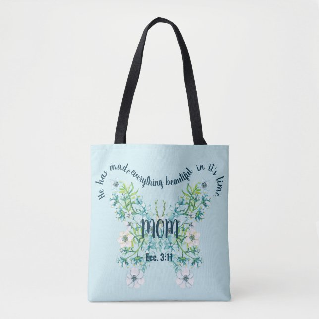 Custom He Has Made Everything Beautiful Tote Bag (Front)