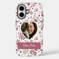 Custom Heart Photo Cat Lover Phone Case