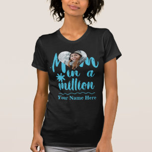 Custom heart photo mum in a million typography T-Shirt