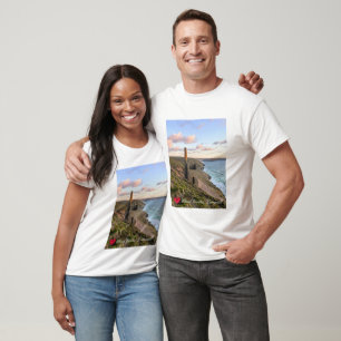 Custom Heart Wheal Coates St Agnes Cornwall Photo T-Shirt