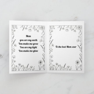 Custom Heartfelt Mother's Day Poem Card