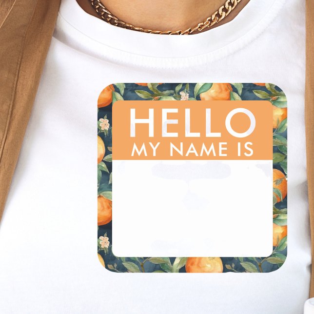 Custom Hello My Name Is Stickers (Creator Uploaded)
