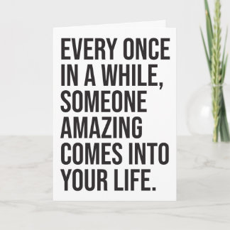 CUSTOM Here I am Sarcastic Romantic Humour Funny Card