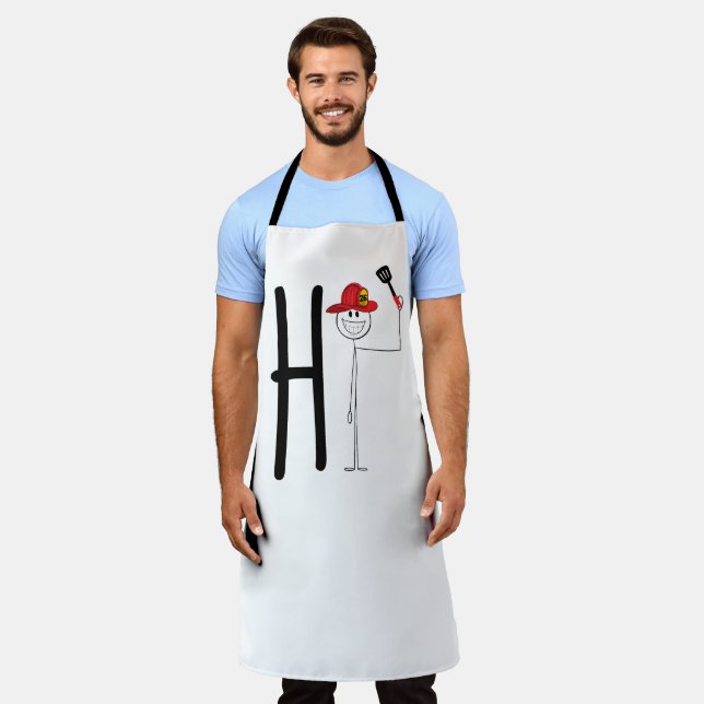Custom Hi Guy Apron (Worn)