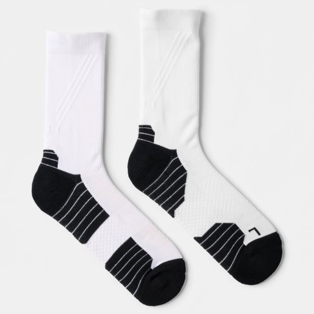 Custom High-Performance Athletic Crew Sock (Right)