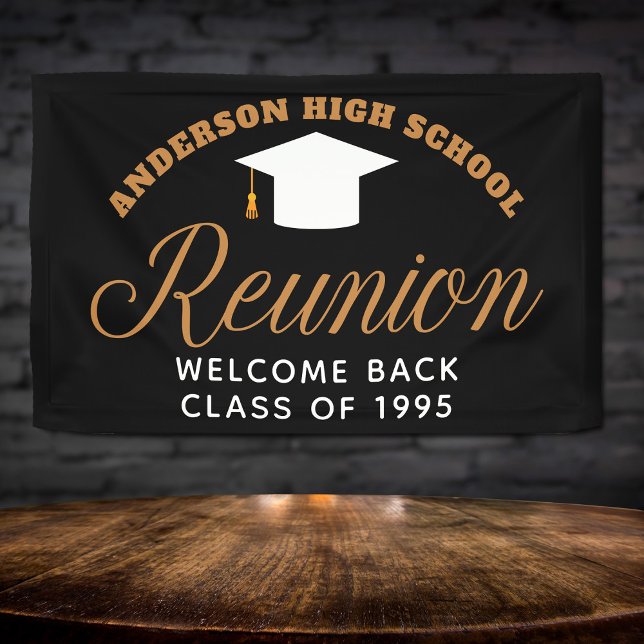 Custom High School Reunion Party Welcome Banner (Creator Uploaded)
