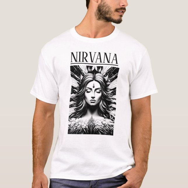 Custom "Hindu Karma Nirvana" T Shirt Design (Front)