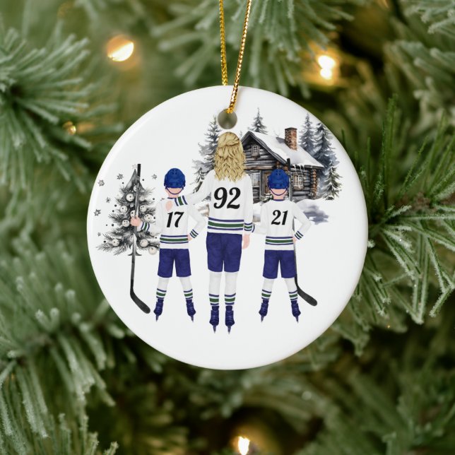 Custom Hockey Ornament (Tree)