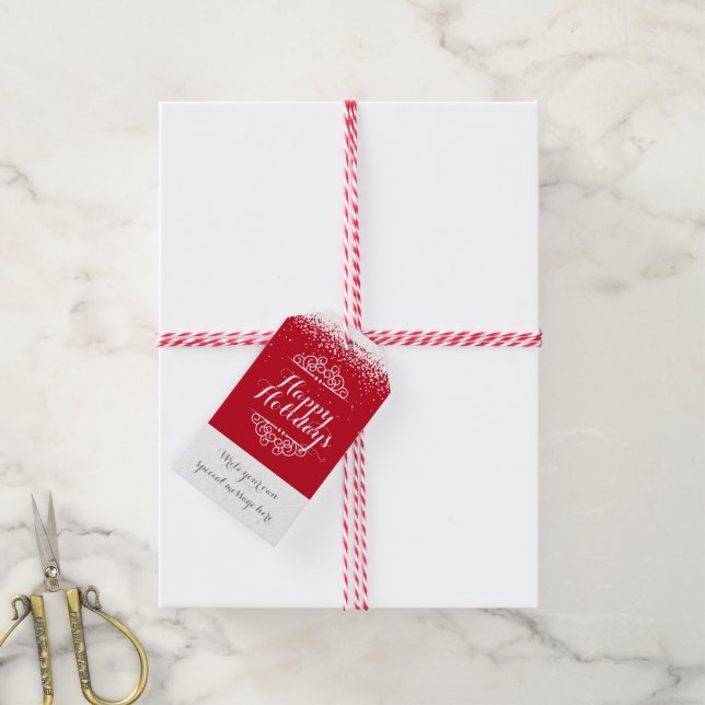 Custom Holiday Gift Tags (With Twine)