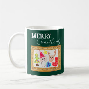 Custom Holiday Mug Featuring Your Child's Artwork