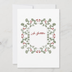Custom Holiday Save the Date Invitation