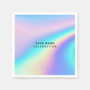 Custom Holographic Elegant Napkin