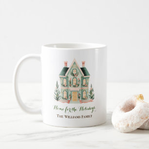Custom Home for the Holidays Festive Mug 