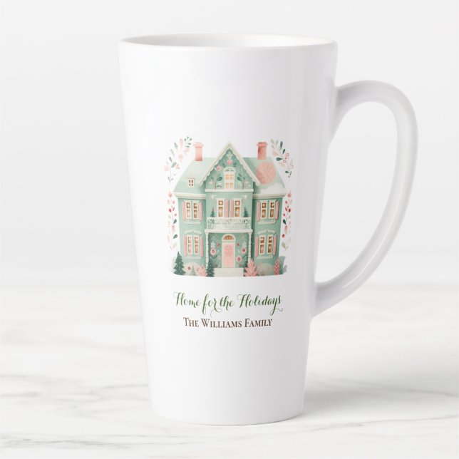 Custom Home for the Holidays Festive Mug  (Right)