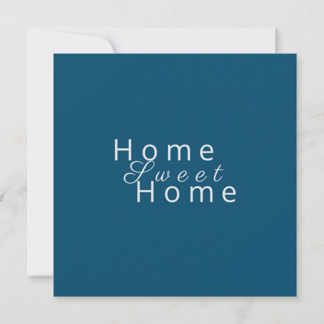 Custom "Home Sweet Home" Ocean Blue (Front)