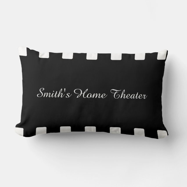 Custom Home Theatre Pillow (Front)
