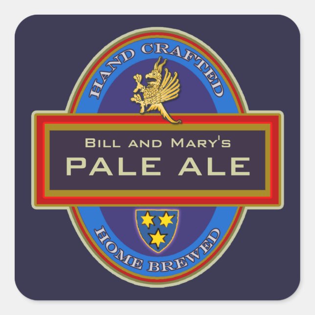 Custom Homemade Beer Labels (Front)