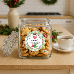 Custom Homemade Christmas Cookies Label Sheet