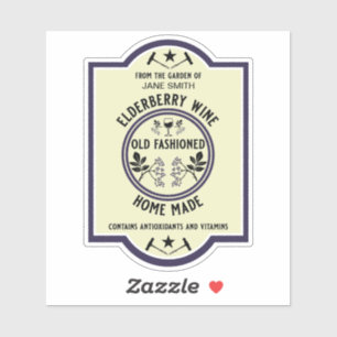 Custom Homemade Elderberry Drinks