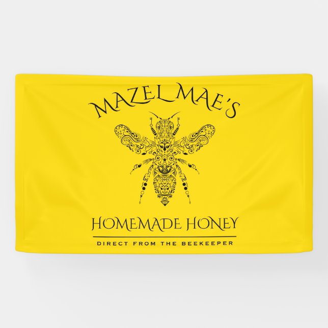 Custom Homemade Honey Banner (Horizontal)