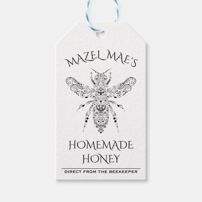 Custom Homemade Honey Labels (Front)