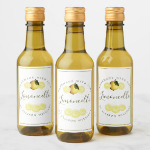 Custom Homemade Limoncello Label