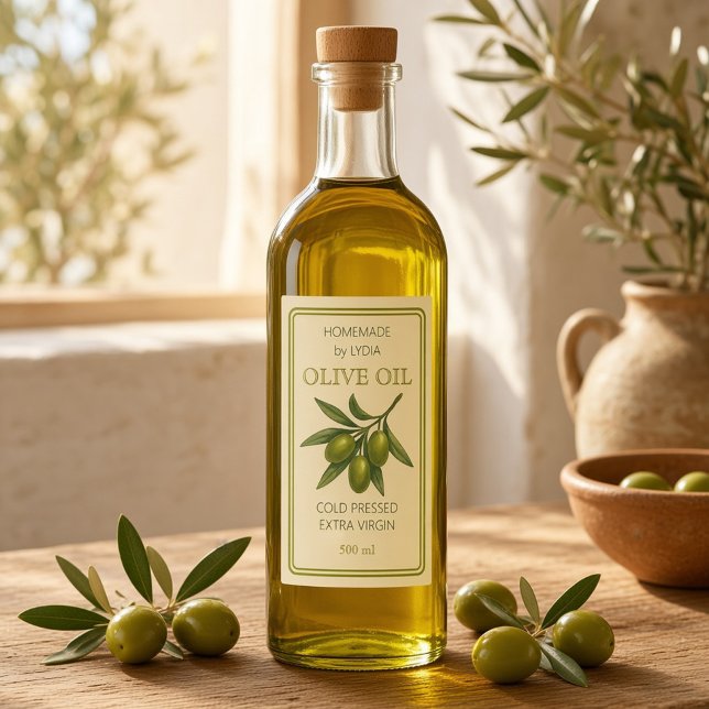Custom Homemade Olive Oil Label (Creator Uploaded)