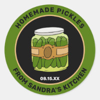 Custom Homemade Pickles | Jar Food Labels
