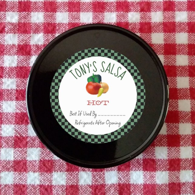 Custom Homemade Salsa Label (Creator Uploaded)