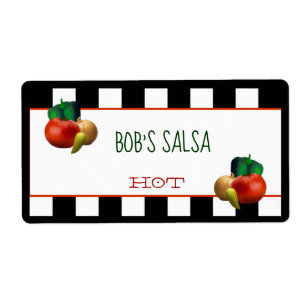 Custom Homemade Salsa Label