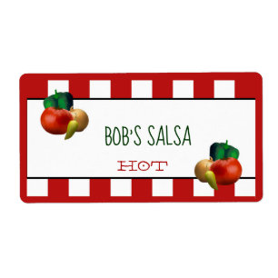 Custom Homemade Salsa Label