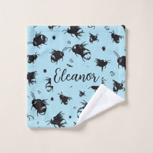 Custom Honey Bee Wash Cloth Gift
