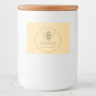 Custom Honey Business Promotional Food Label