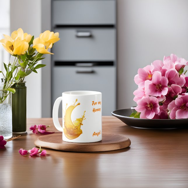 Custom Honey Splash Mug With Name (Creator Uploaded)