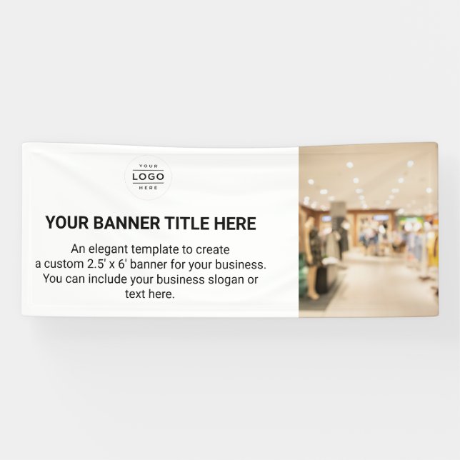 Custom Horizontal Business Banner (Horizontal)