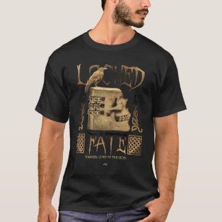 Custom Horror Skull Lock 666 T-Shirt