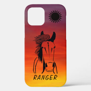 Custom Horse Apple IPhone 12 (Tough) Phone Case